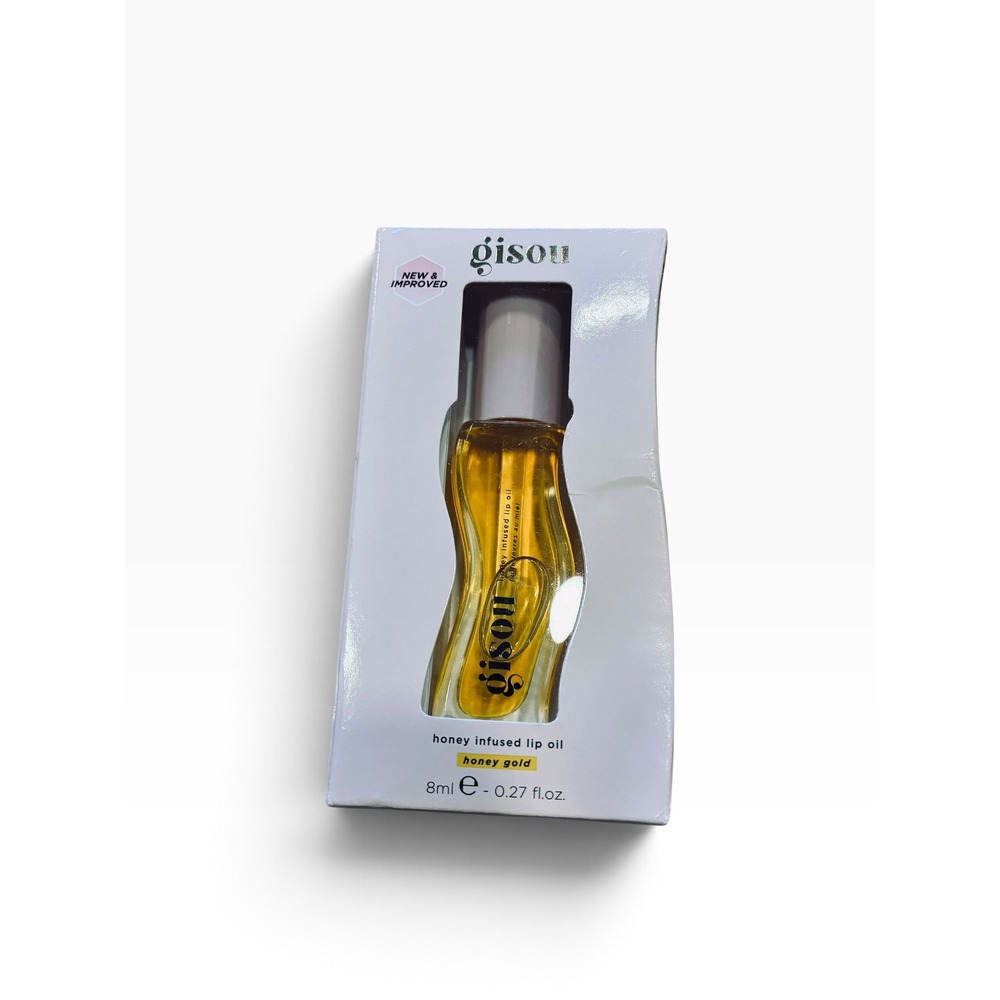 Gisou Honey Infused Lip Oil Honey Gold 8ml New Improved Formula